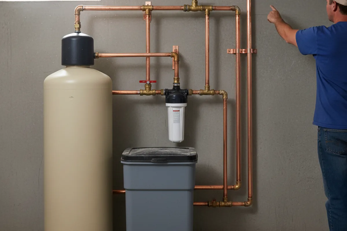 Whole-house water treatment system installed in Halsey